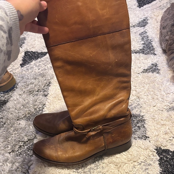 Frye Brown Heeled Boots - Picture 2 of 5